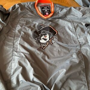 Gray Windbreaker Jacket